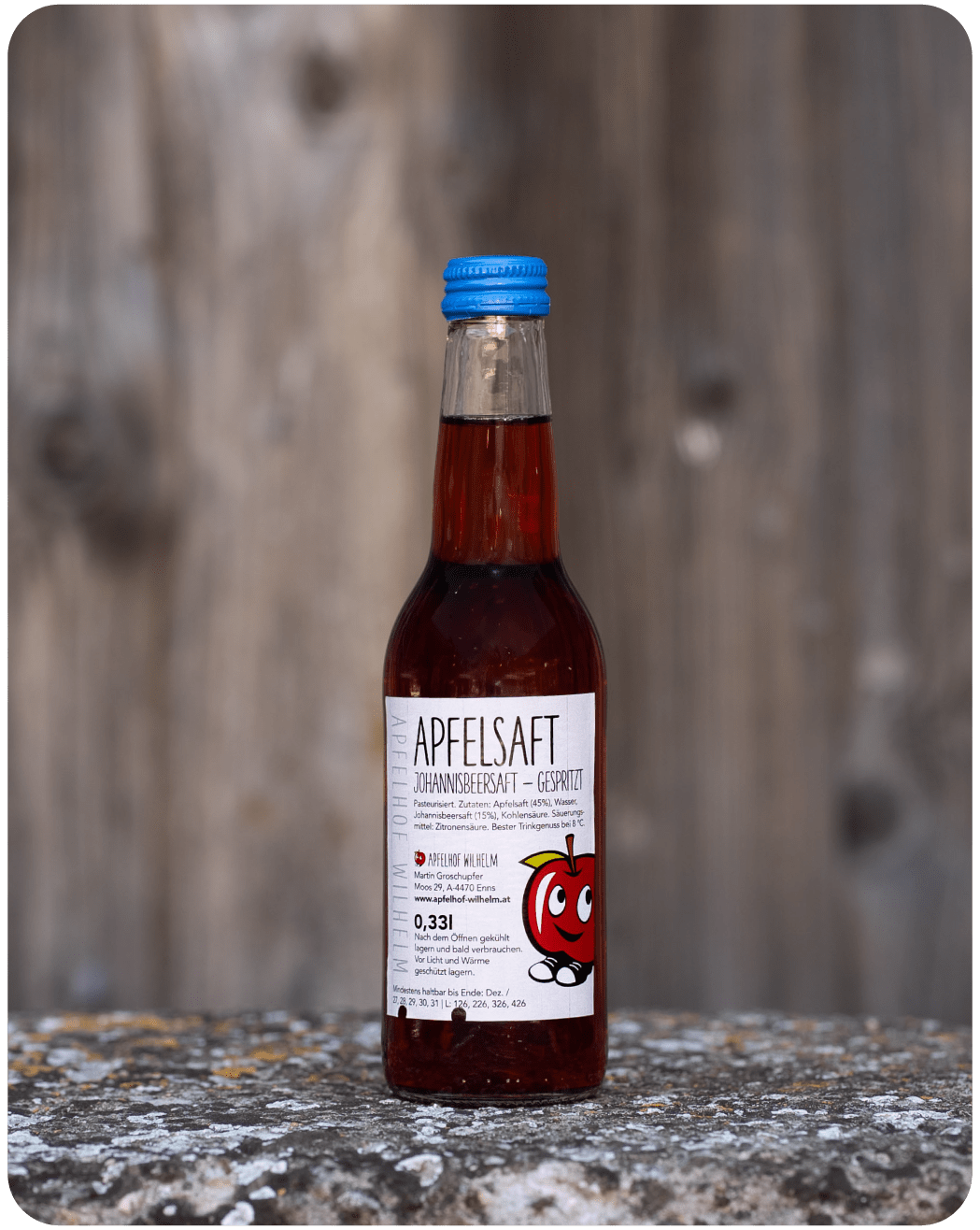 Apfel-Johannisbeersaft g’spritzt