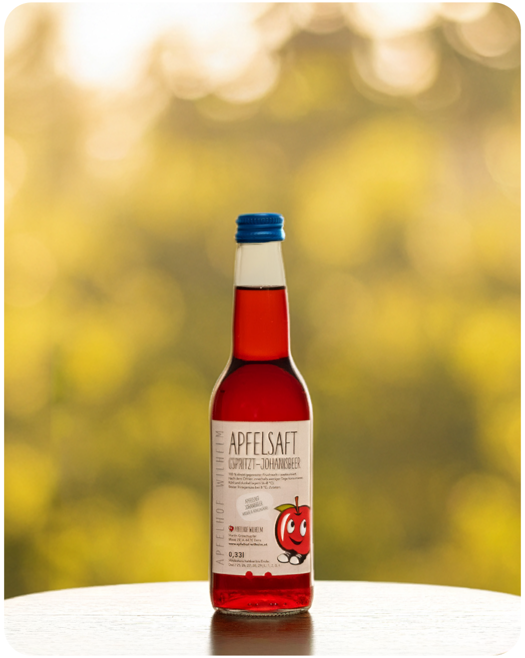 Apfel-Johannisbeersaft g’spritzt